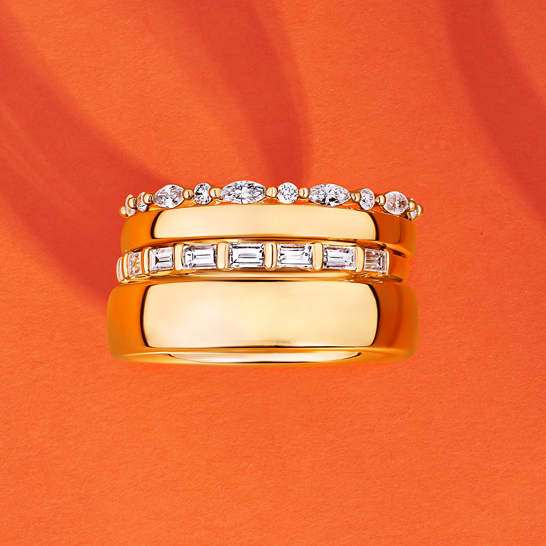 Men's Plain Wedding Band in 9ct Yellow Gold