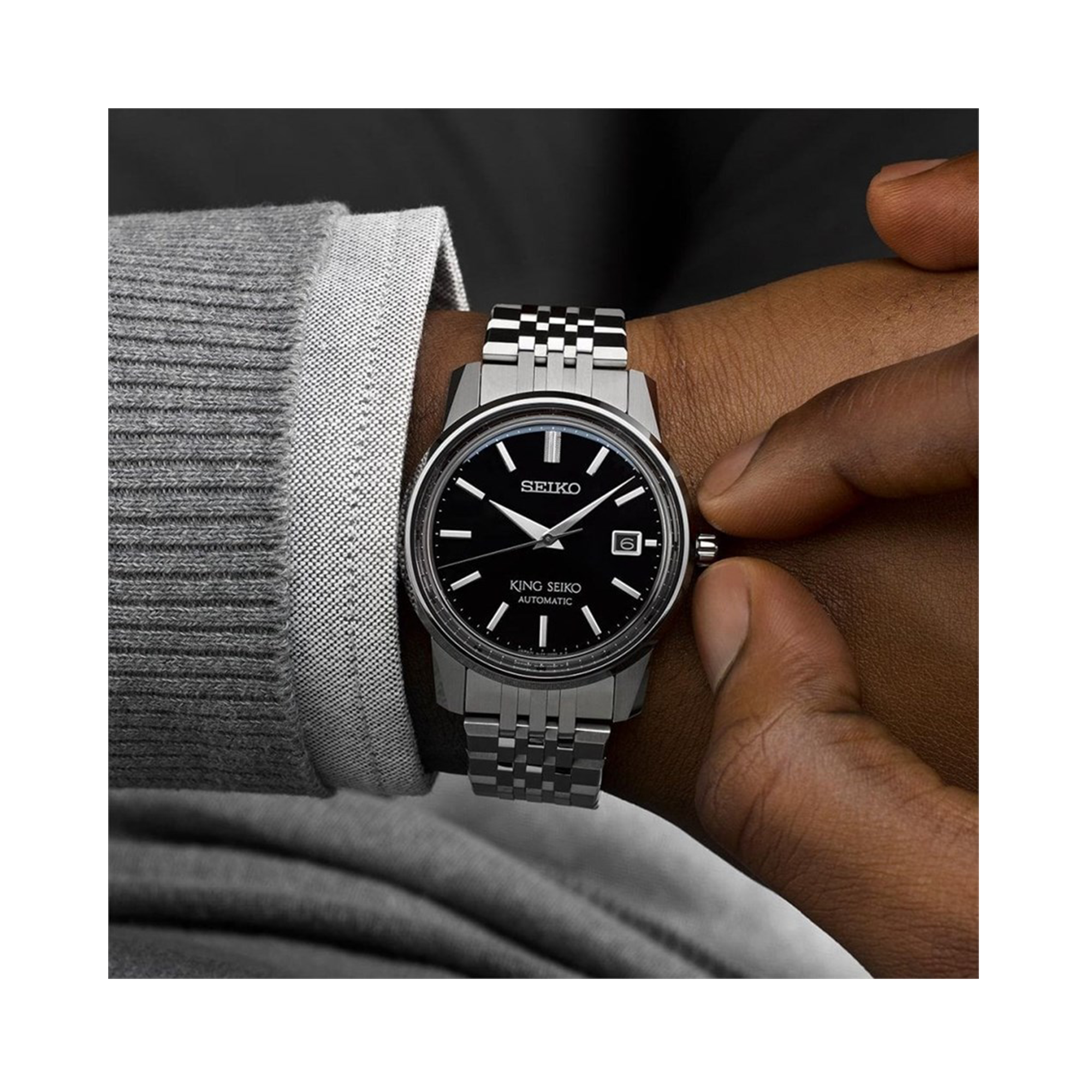 King Seiko Automatic Men's 38.60mm Watch SJE091J