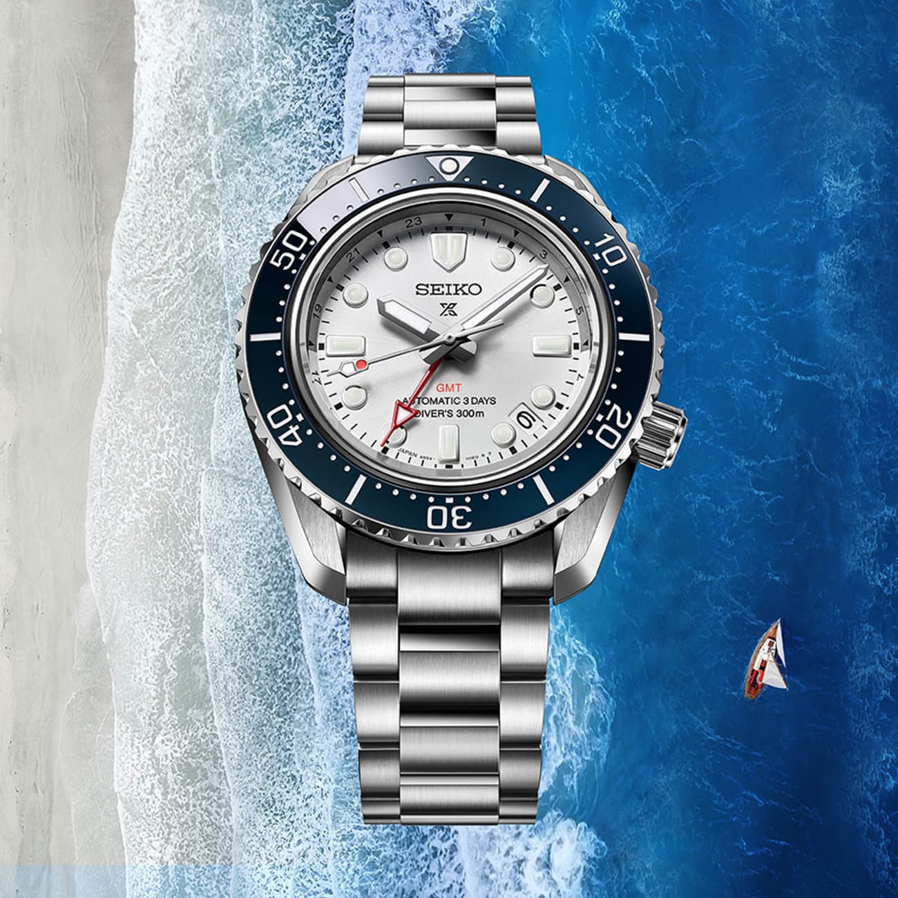 Seiko Prospex GMT 42mm Divers Watch SPB519 | Wallace Bishop