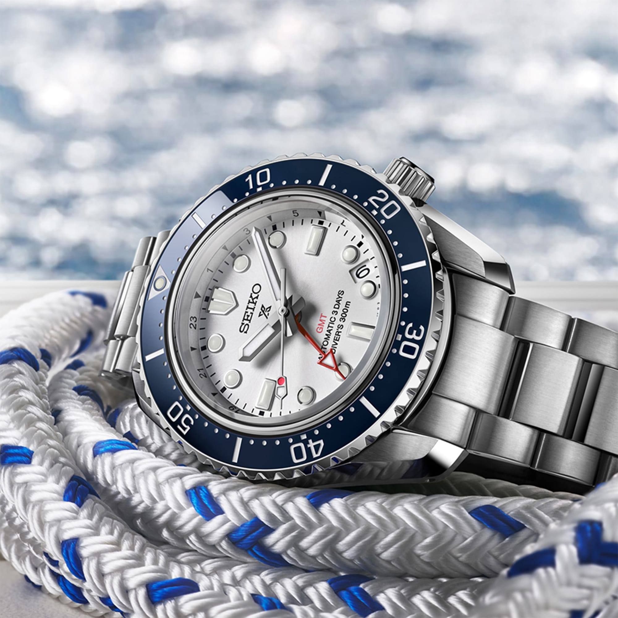 Seiko Prospex GMT 42mm Divers Watch SPB519 | Wallace Bishop