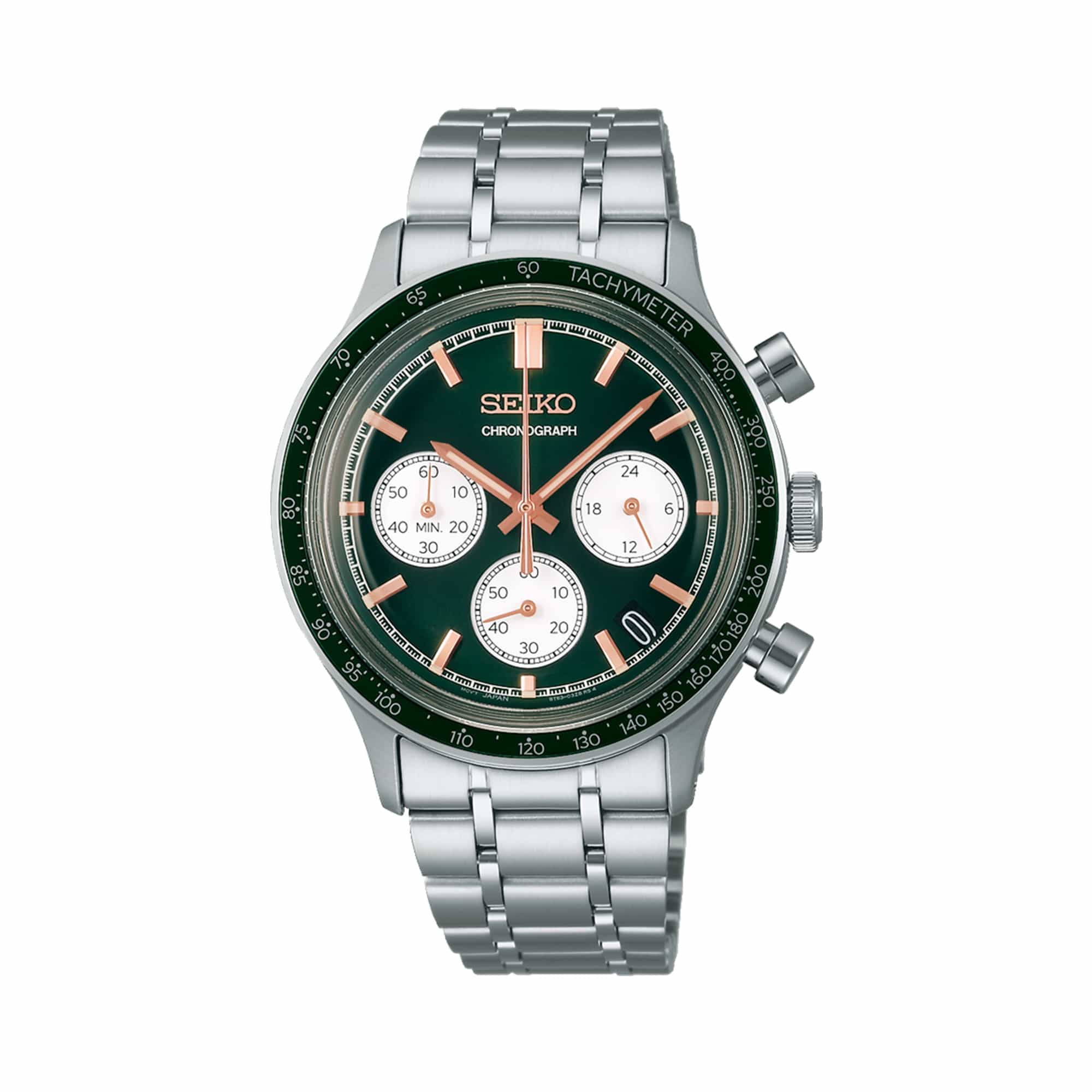 Seiko Conceptual SSB481P Green Dial Chronograph Watch | Wallace Bishop