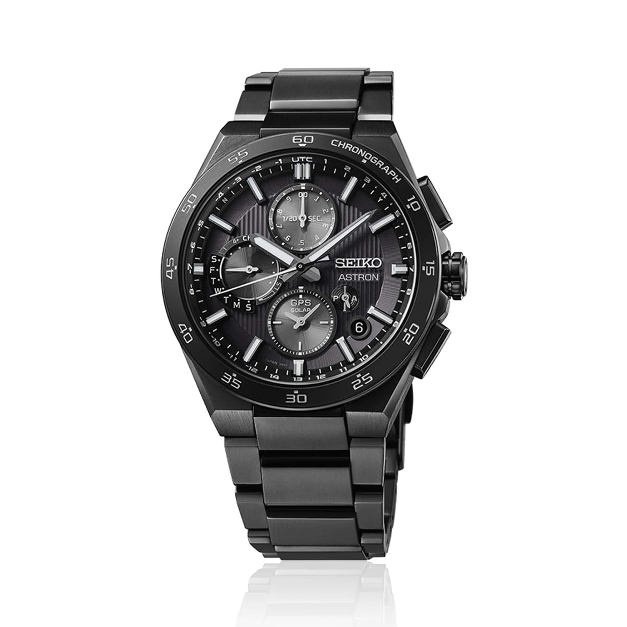 SEIKO　ASTRON Seiko Astron GPS Solar Dual-Time Chronograph 5X83 43.30mm Watch