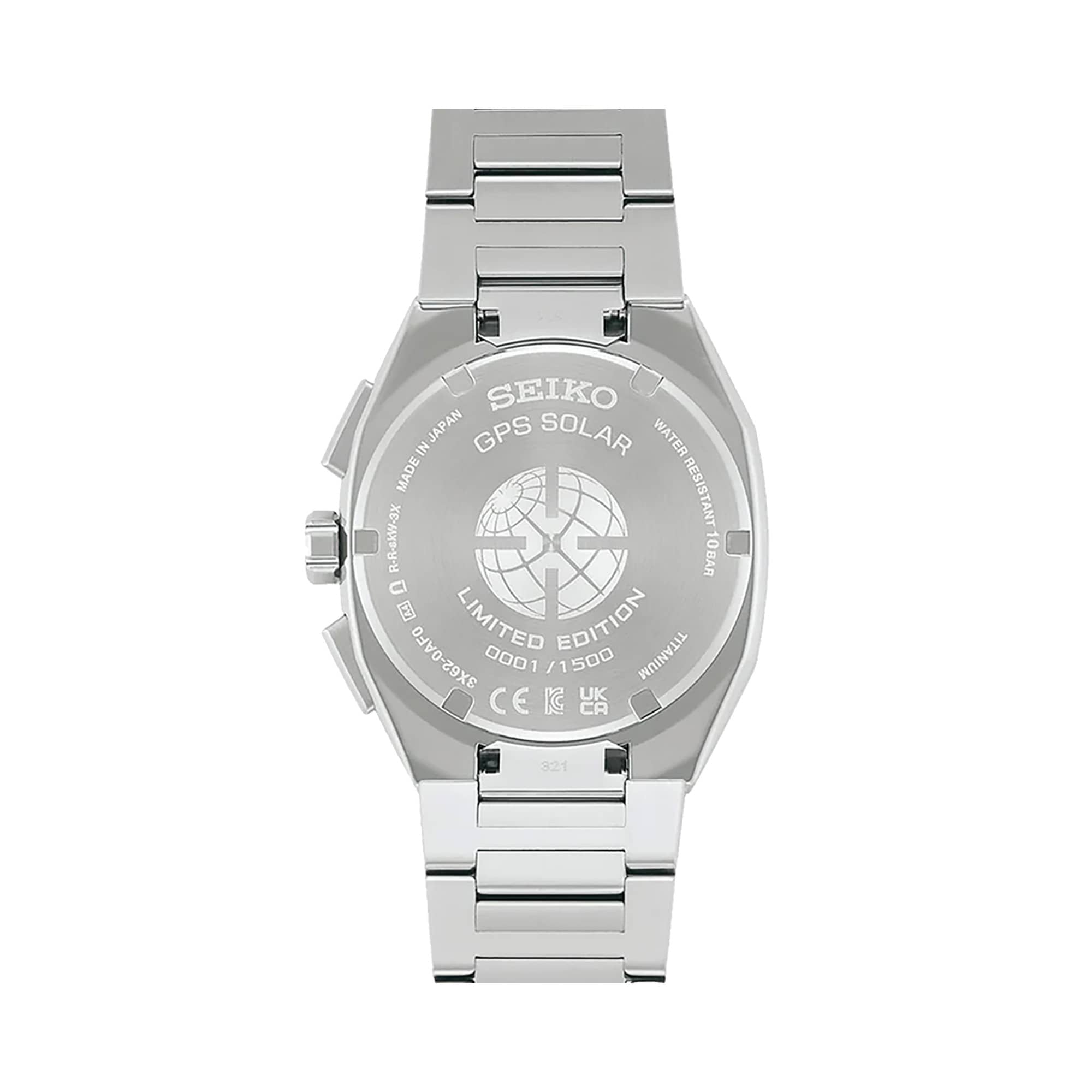 Seiko Astron Solar GPS Men's 42mm Watch SSJ037J
