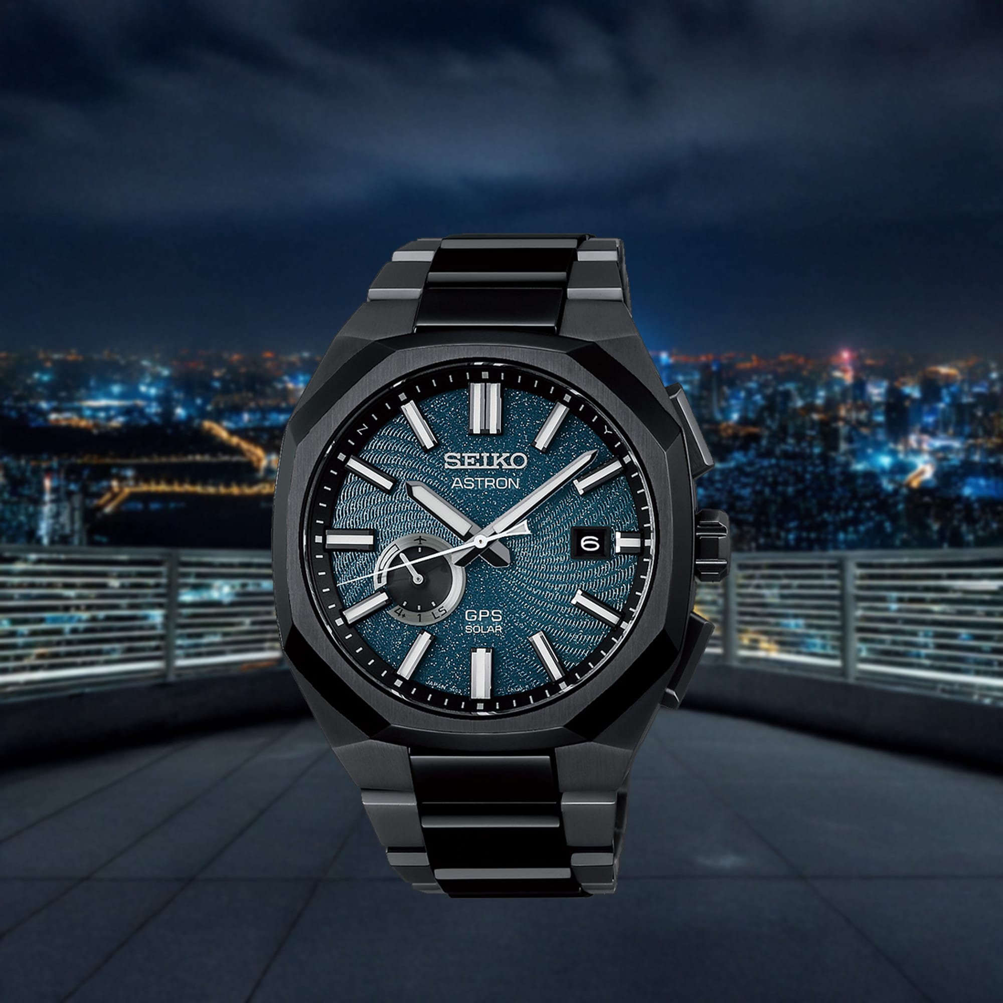 Seiko Astron Solar GPS Men's 41.20mm Watch SSJ039J