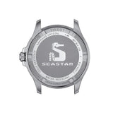 Tissot Seastar 1000 40mm T120.410.11.091.00 screw-down caseback – 316L stainless steel, Swiss made, water resistant to 300m / 30 bar, model reference T120.410.11.091.00