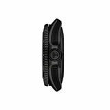 Tissot Seastar 2000 44mm T120.907.37.051.00 side profile – black PVD stainless steel case, screw-down crown with helium escape valve, sapphire crystal, black rubber strap