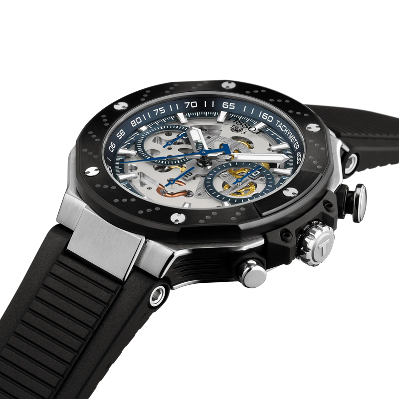 Tissot T-Race Automatic Chronograph 45mm Watch T141.462.27.041.00