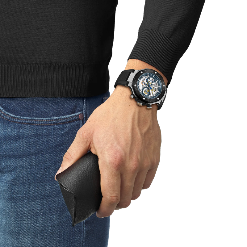 Tissot T-Race Automatic Chronograph 45mm Watch T141.462.27.041.00