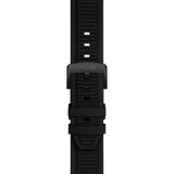 Tissot T-Race MotoGP 2026 45mm T141.417.37.422.00 strap detail – black silicone strap with standard buckle, MotoGP-inspired design detailing
