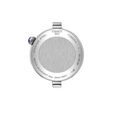 Tissot Désir 29.6mm T152.223.11.036.00 caseback view – 316L stainless steel, Swiss made, water resistant to 50m, model reference T152.223.11.036.00