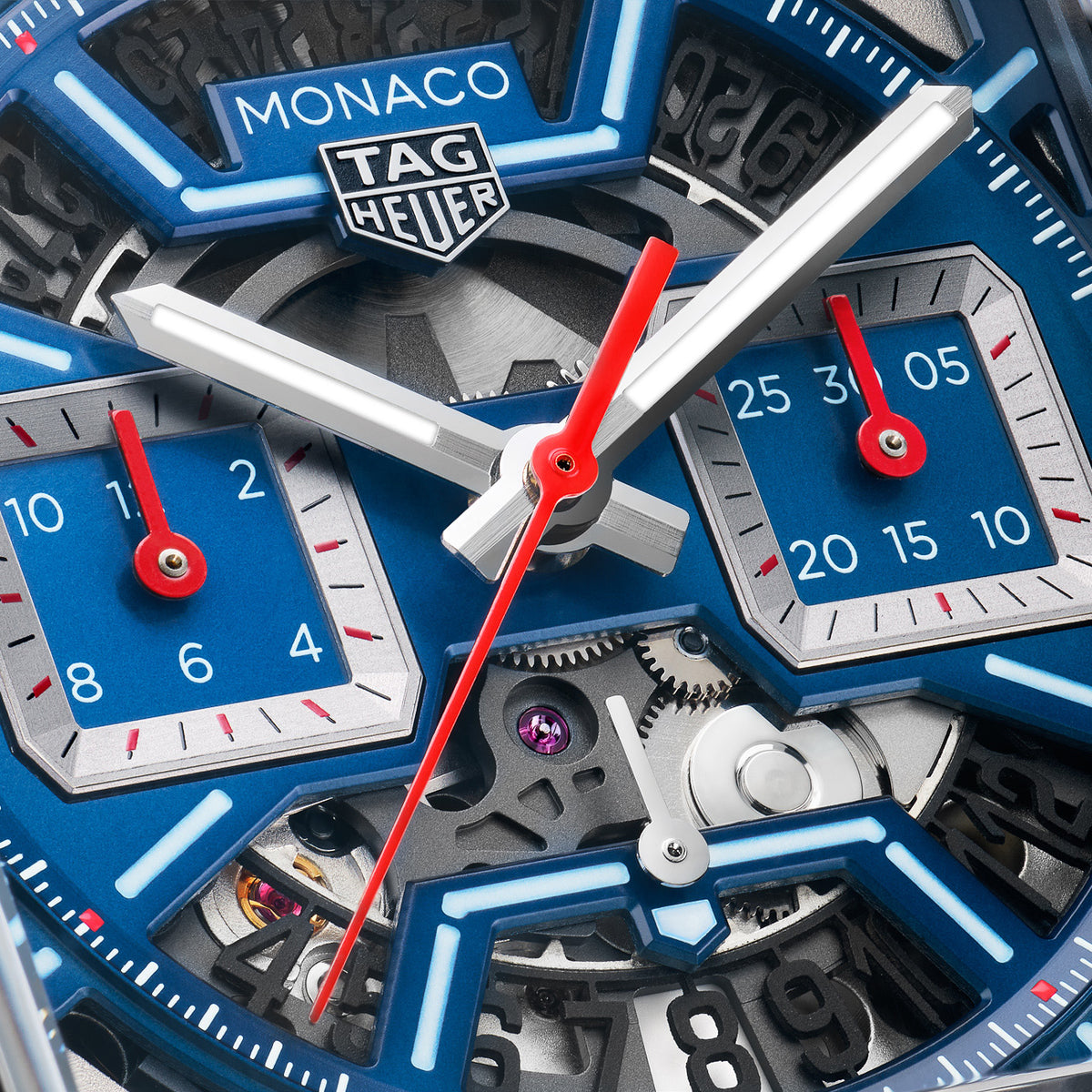 TAG Heuer Monaco Men's 39mm Automatic Chronograph Watch CBL2182.FT6235