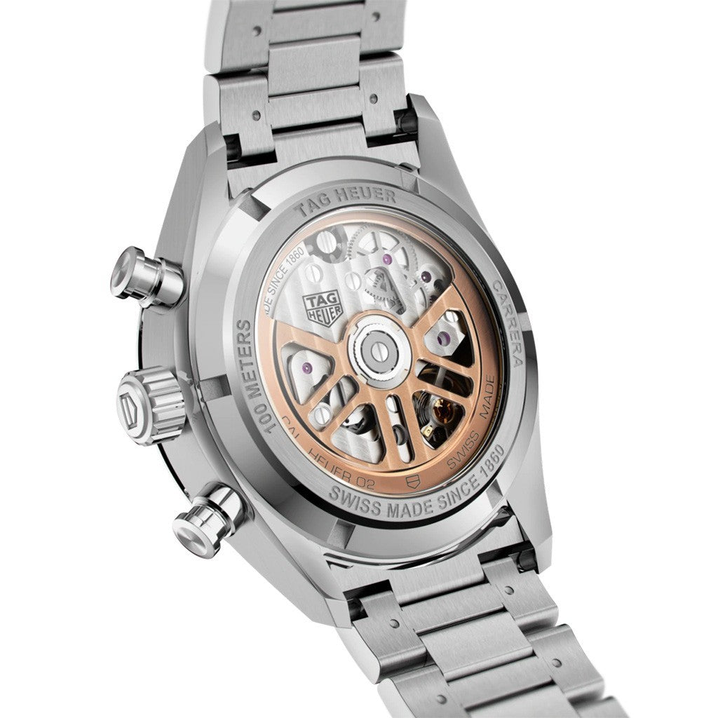 TAG Heuer Carrera Men's42mm Stainless Steel Automatic Chronograph Watch CBN2010.BA0642