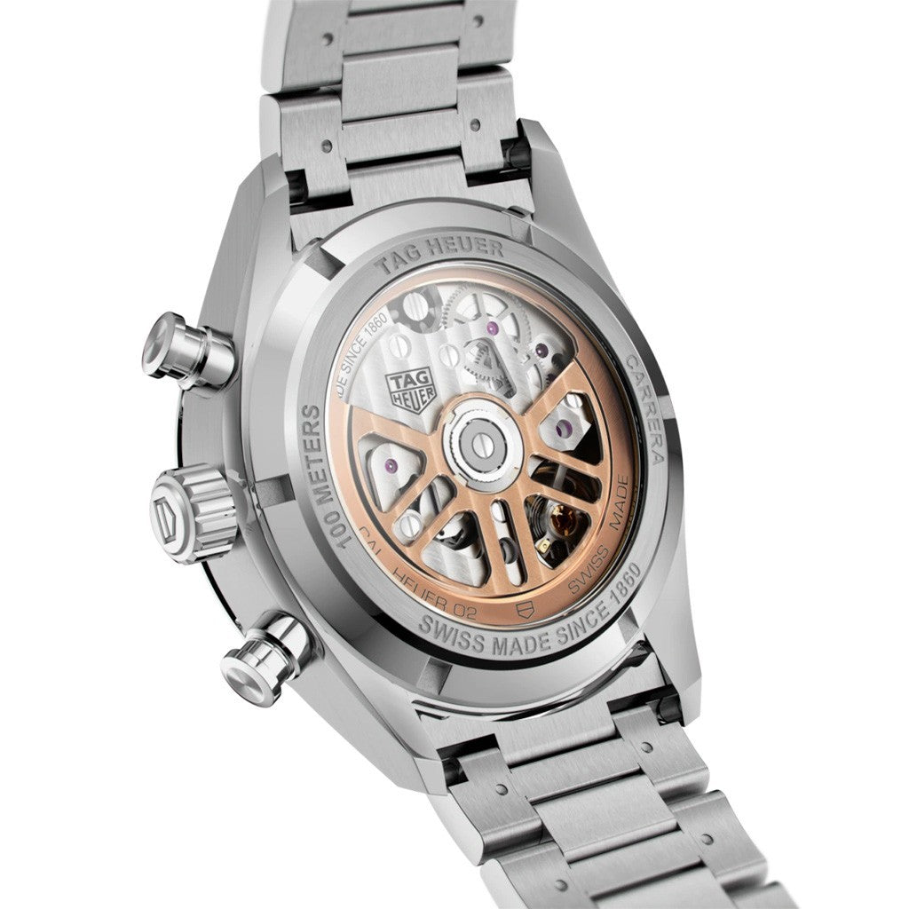 TAG Heuer Carrera Men's 42mm Stainless Steel Automatic Chronograph Watch CBN2011.BA0642