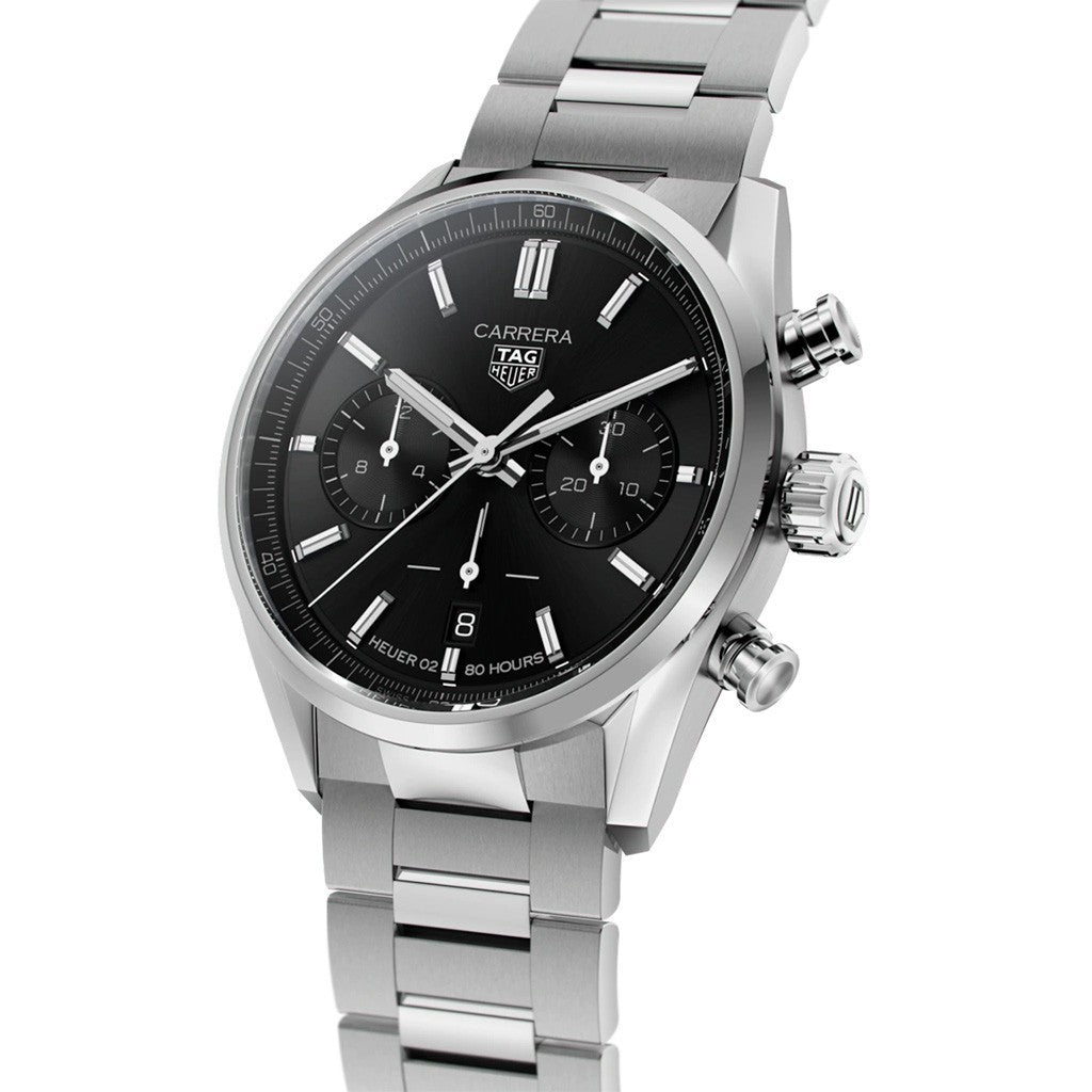 TAG Heuer Carrera Men's42mm Stainless Steel Automatic Chronograph Watch CBN2010.BA0642