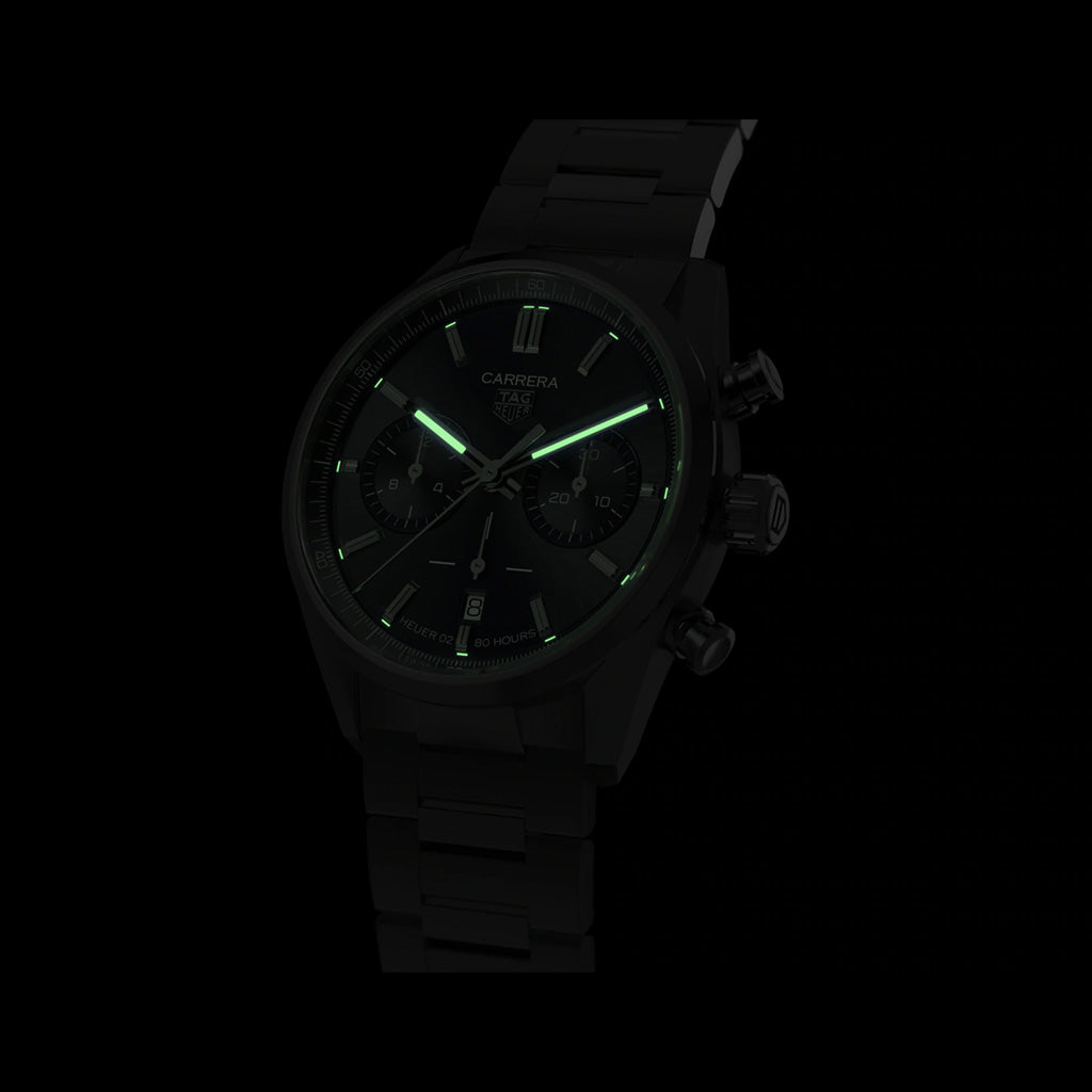 TAG Heuer Carrera Men's 42mm Stainless Steel Automatic Chronograph Watch CBN2011.BA0642