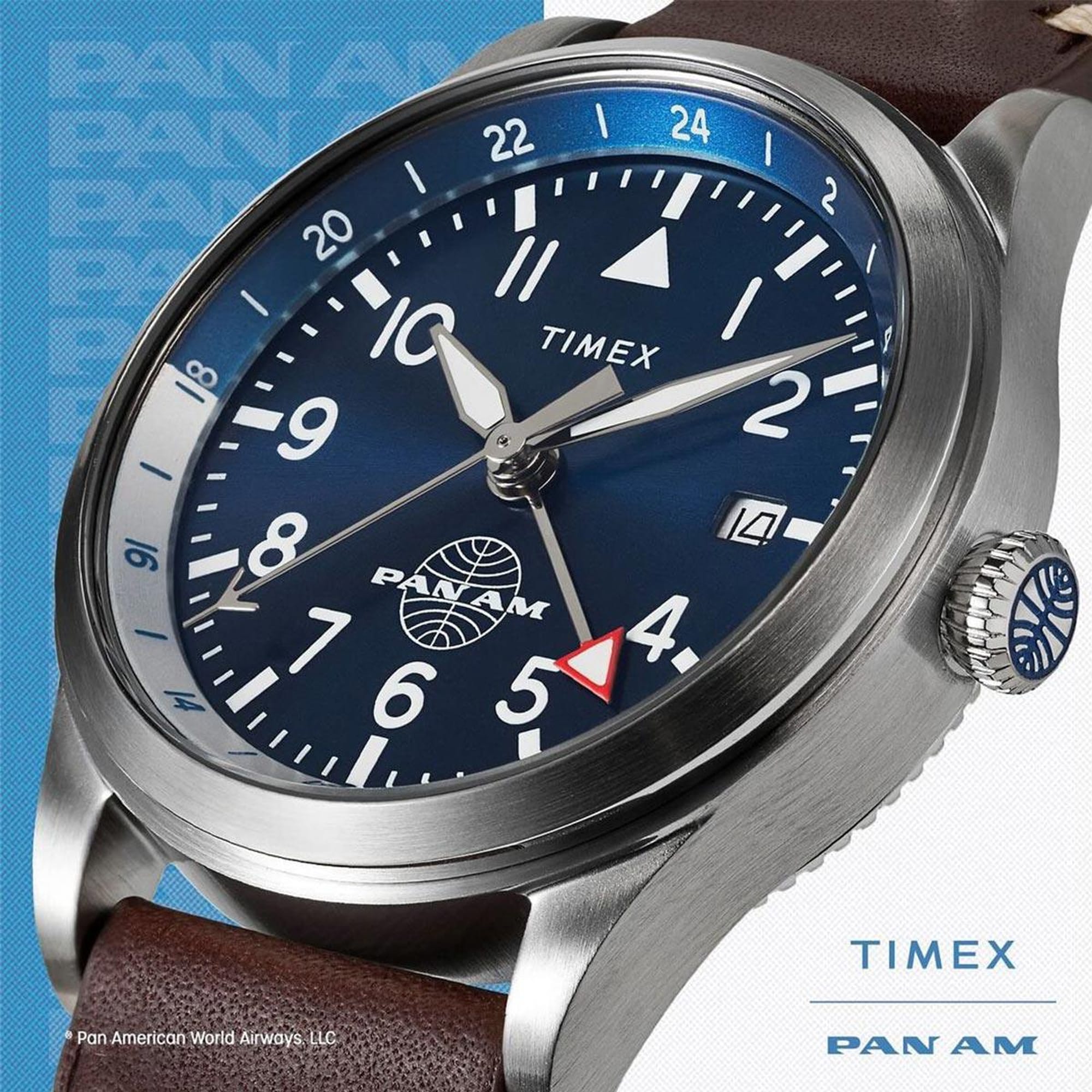 Timex Waterbury x Pan Am® Quartz GMT Watch TW2W97300