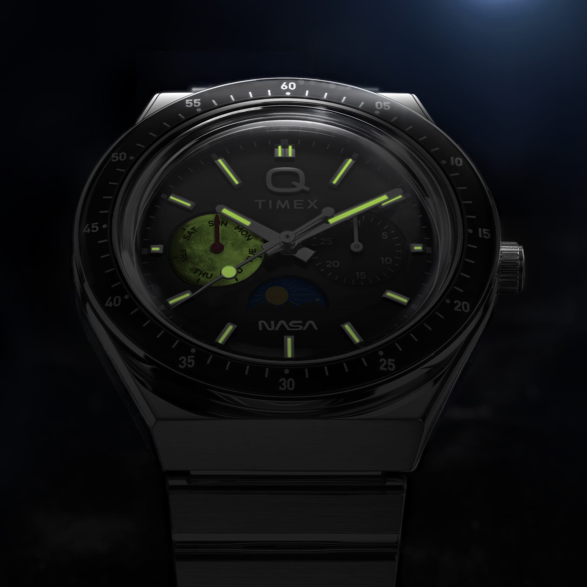 Timex Q Timex x NASA Quartz 40mm Watch TW2Y56700
