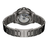 The Timex Atelier Chronograph Automatic M1a Ti Men's 42mm Watch TW6A02700 suits considered, design-led dressing, worn for the office or elevated everyday wear. The matte black dial and titanium bracelet bring architectural sophistication to any outfit.
