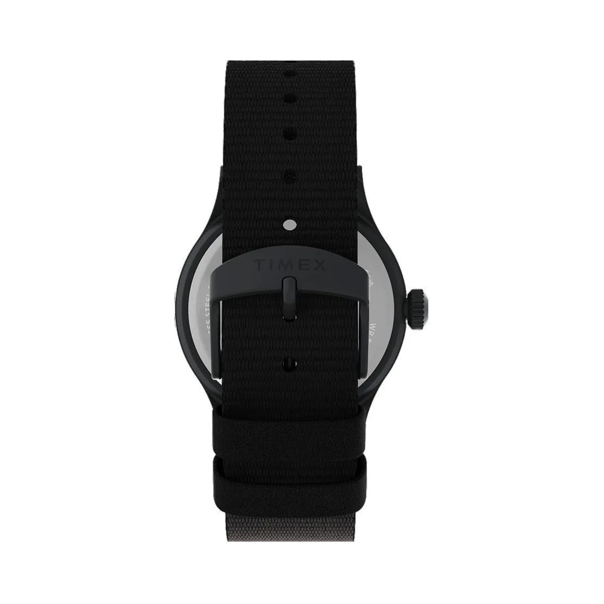 The Timex x Harry Potter Bolt Expedition Scout Quartz 40mm Watch TW6A05700 has a durable black fabric strap with leather tabs. The 20mm strap is built for everyday comfort.