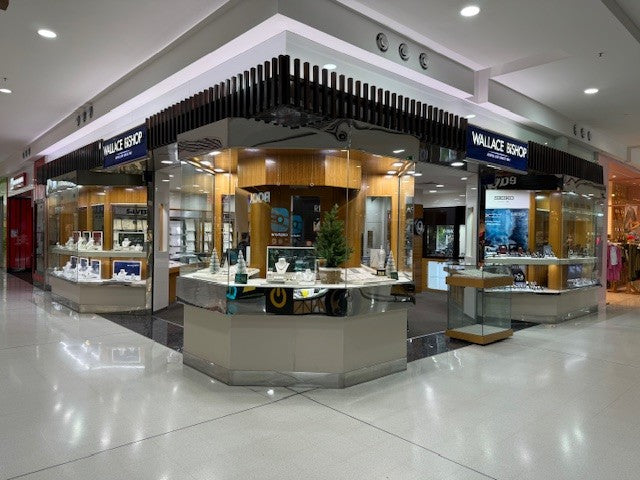 Wallace Bishop store interior inside a shopping centre