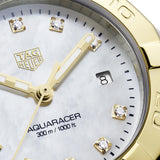TAG Heuer Aquaracer Women's 27mm Stainless Steel & Yellow IP Quartz Watch WBD1422.BB0321