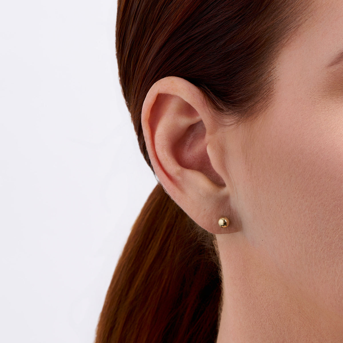 5mm Ball Stud Earrings in 9ct Yellow Gold