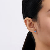 Bluebird of Happiness Stud Earrings in Sterling Silver
