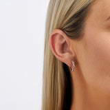 Morganite & Diamond Earrings in 9ct Rose Gold