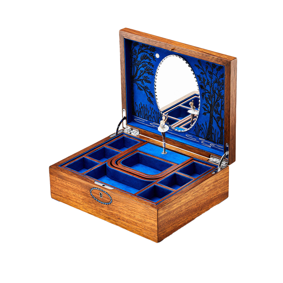 Wolf Ballet Musical Jewellery Box