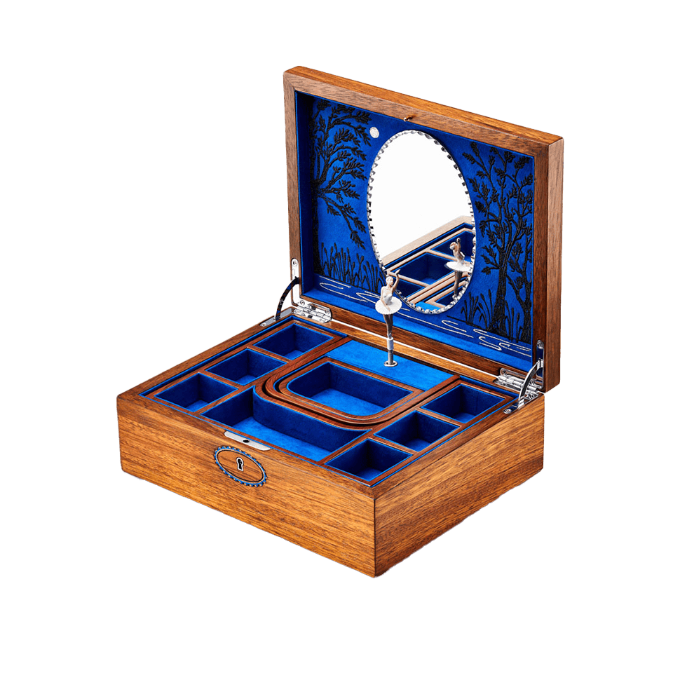Wolf Ballet Musical Jewellery Box