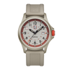 Luminox Watch with Tan Band and a Textured Grey Face
