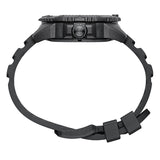 Side Profile of a Black Luminox Watch