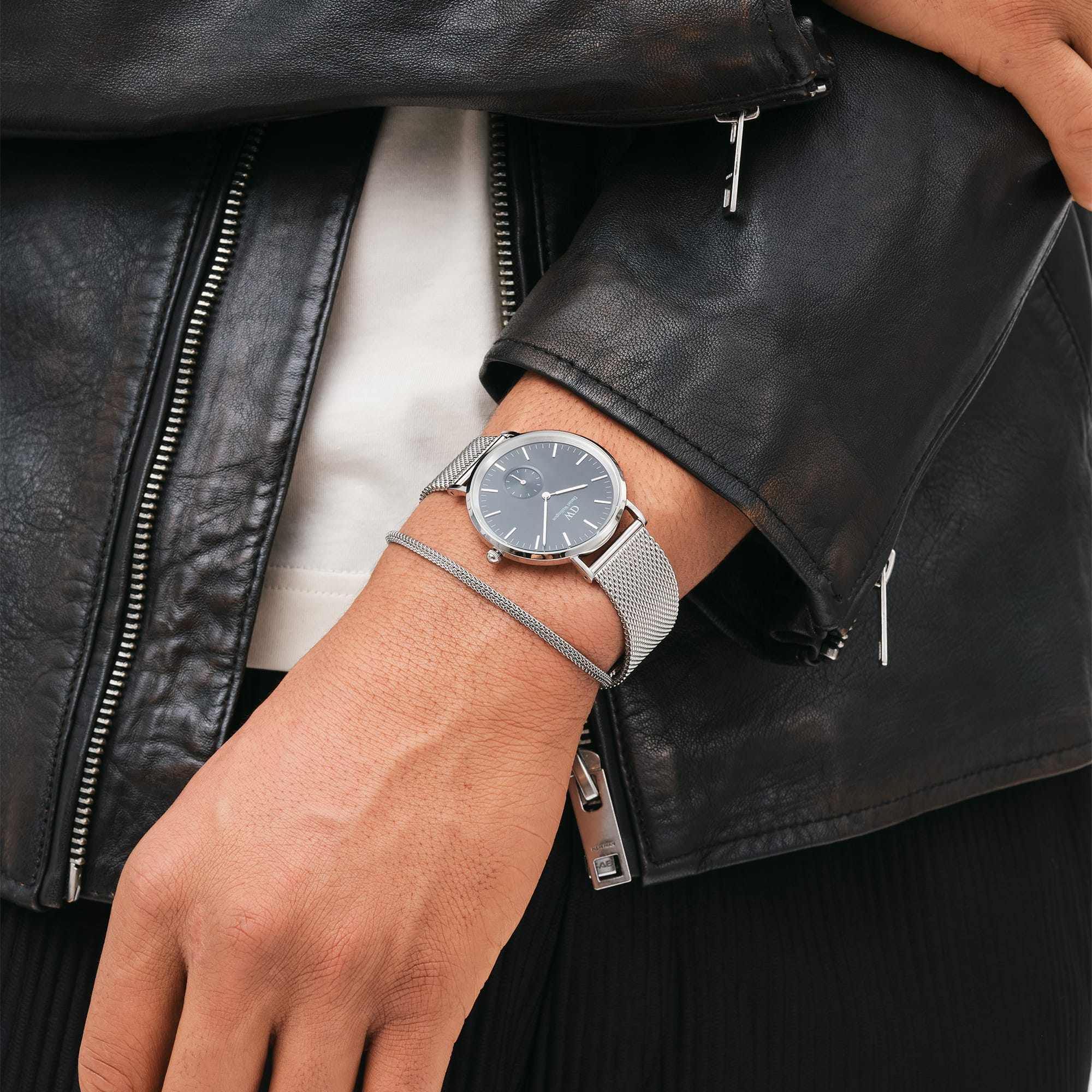 Daniel Wellington Classic Multi-Eye 40 Sterling S Onyx Watch