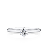 Amāre® 0.30 Carat Diamond Solitaire Engagement Ring in Platinum