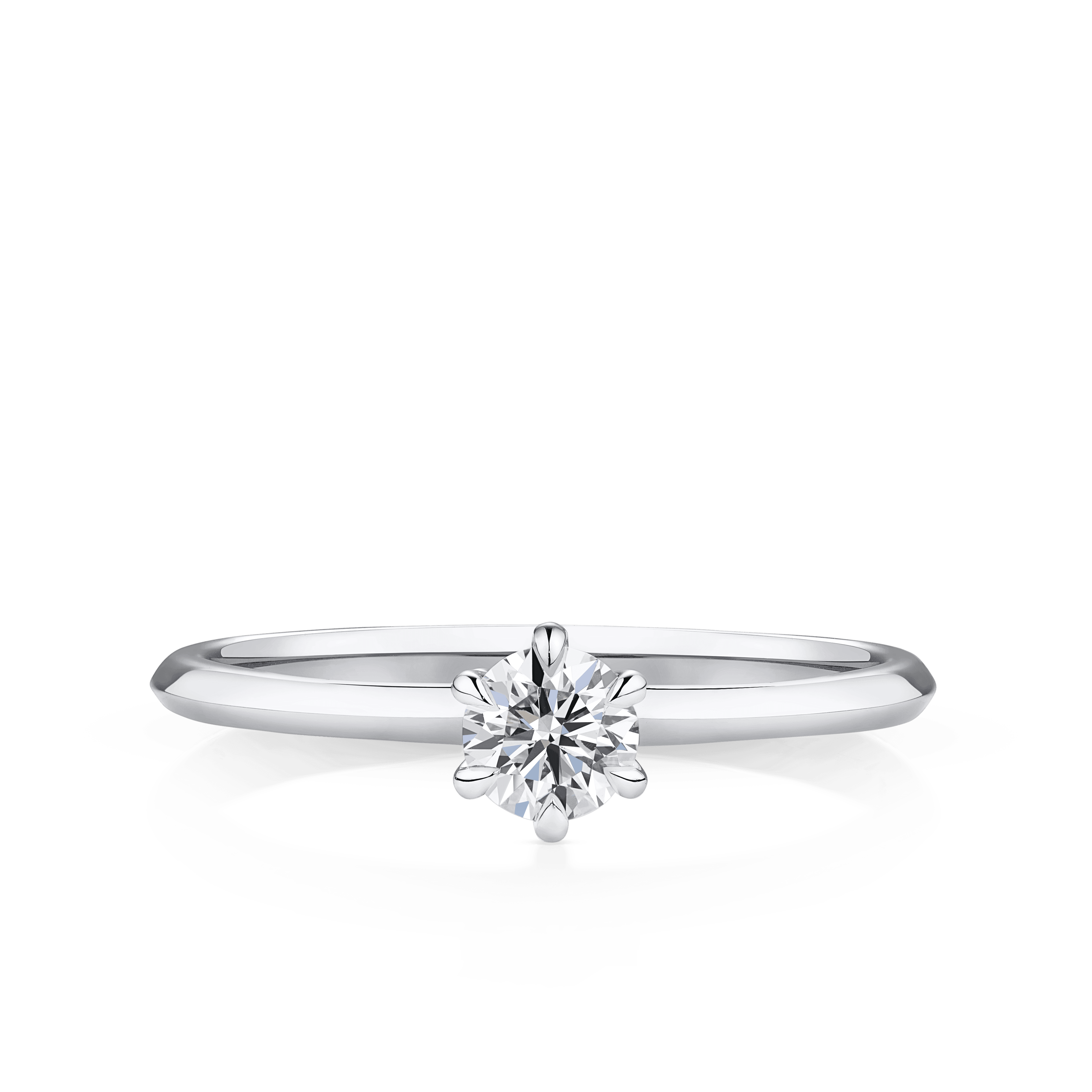 Amāre® 0.30 Carat Diamond Solitaire Engagement Ring in Platinum