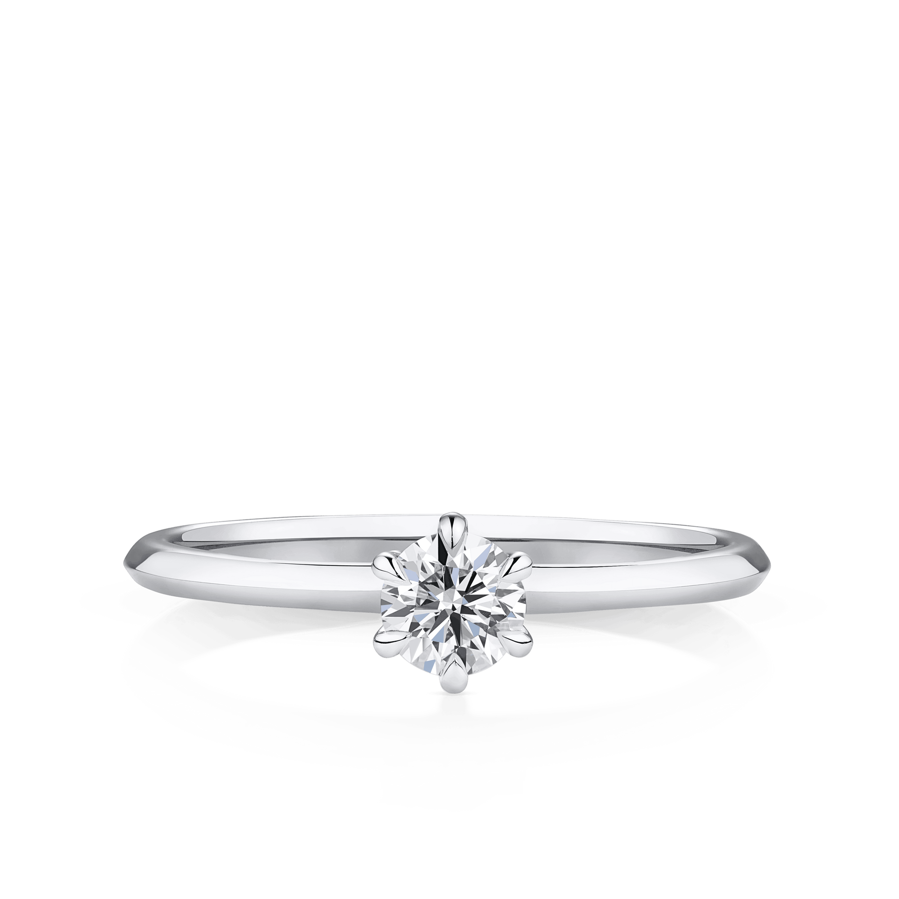 Amāre 0.30 Carat TW Diamond Solitaire Engagement Ring set in Platinum - Wallace Bishop