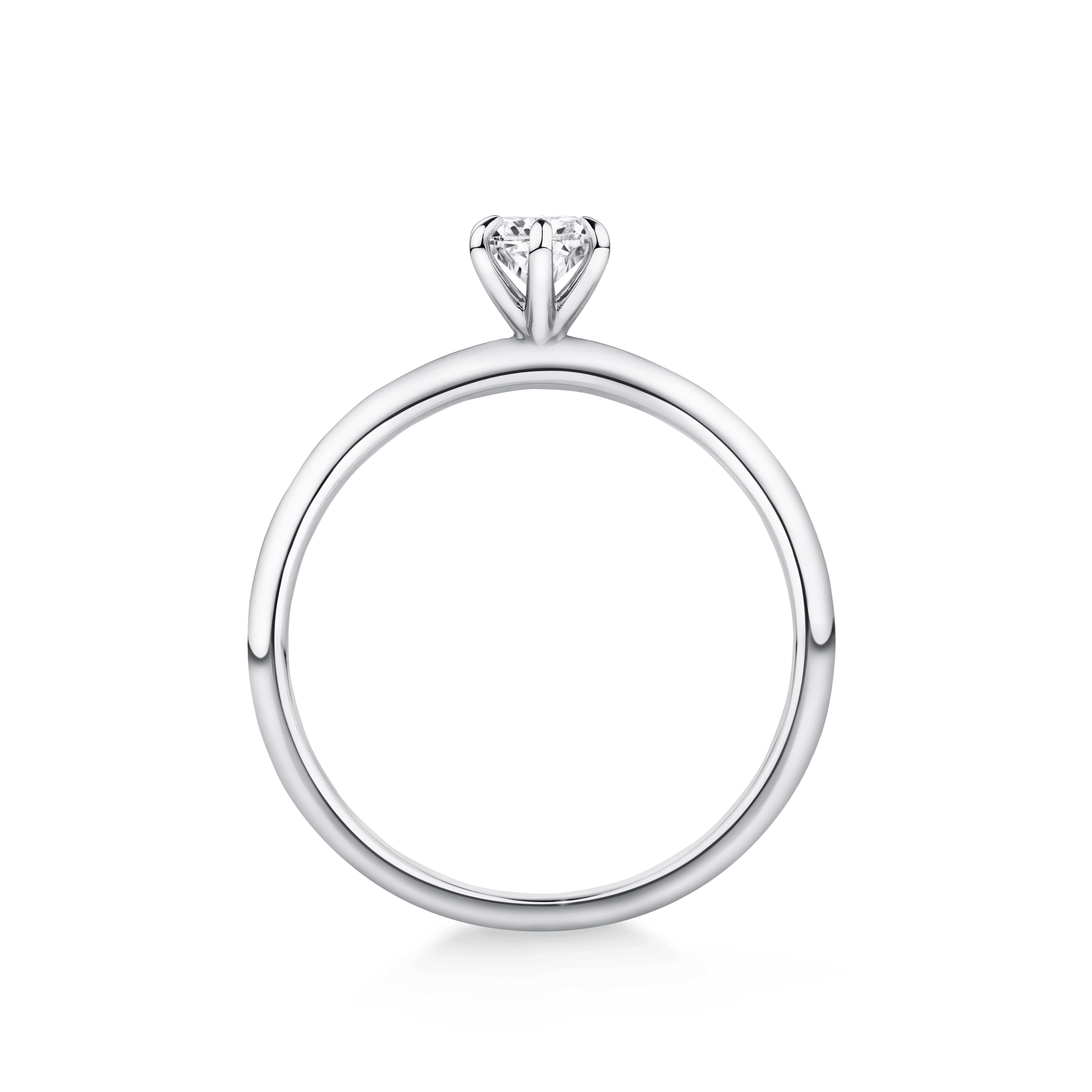 Amāre® 0.30 Carat Diamond Solitaire Engagement Ring in Platinum