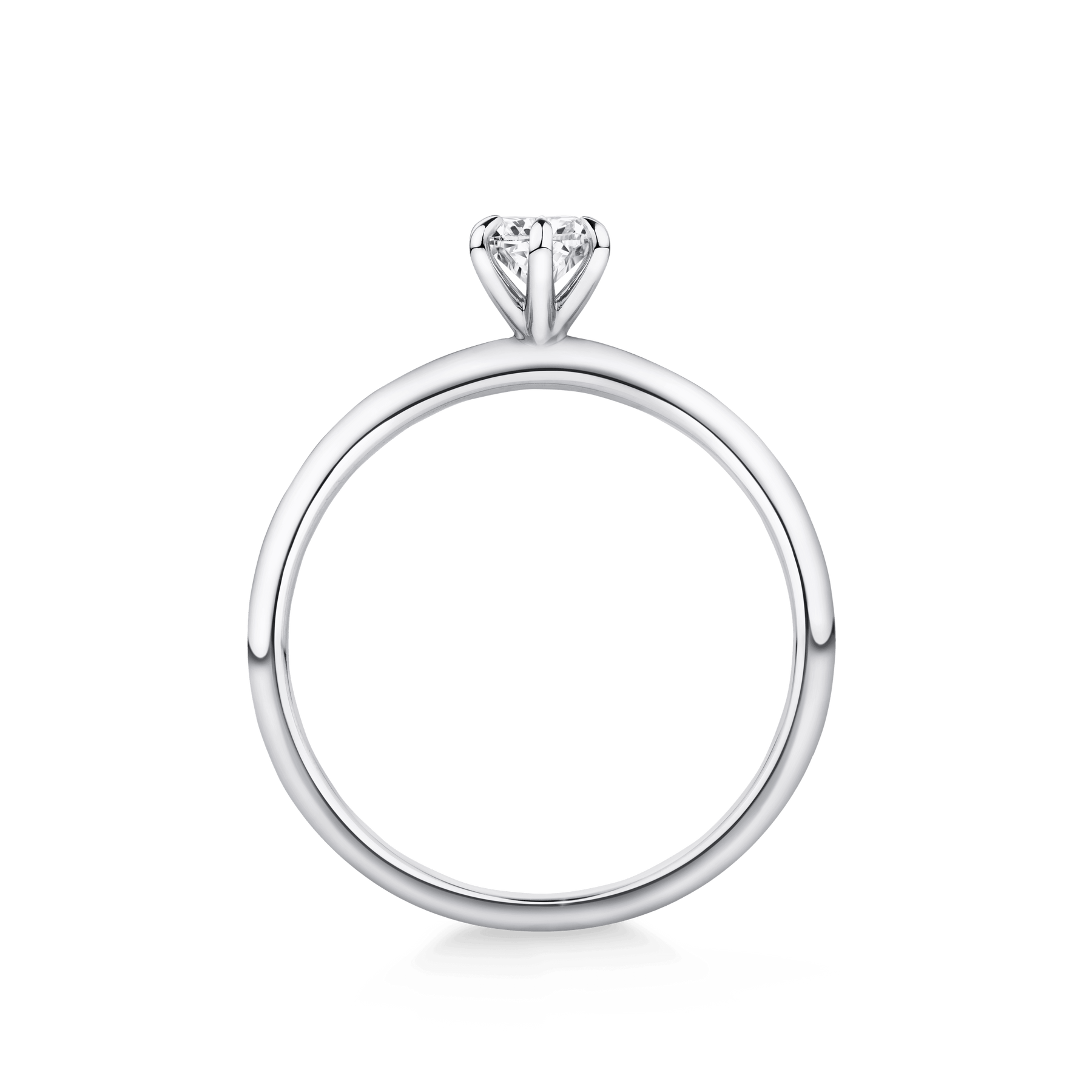 Amāre 0.30 Carat TW Diamond Solitaire Engagement Ring set in Platinum - Wallace Bishop