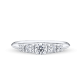 Amāre® 0.50 Carat TW Diamond Five Stone Ring set in Platinum