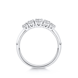 Amāre® 0.50 Carat TW Diamond Five Stone Ring set in Platinum