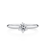 Amāre® 0.50 Carat Diamond Solitaire Engagement Ring set in Platinum
