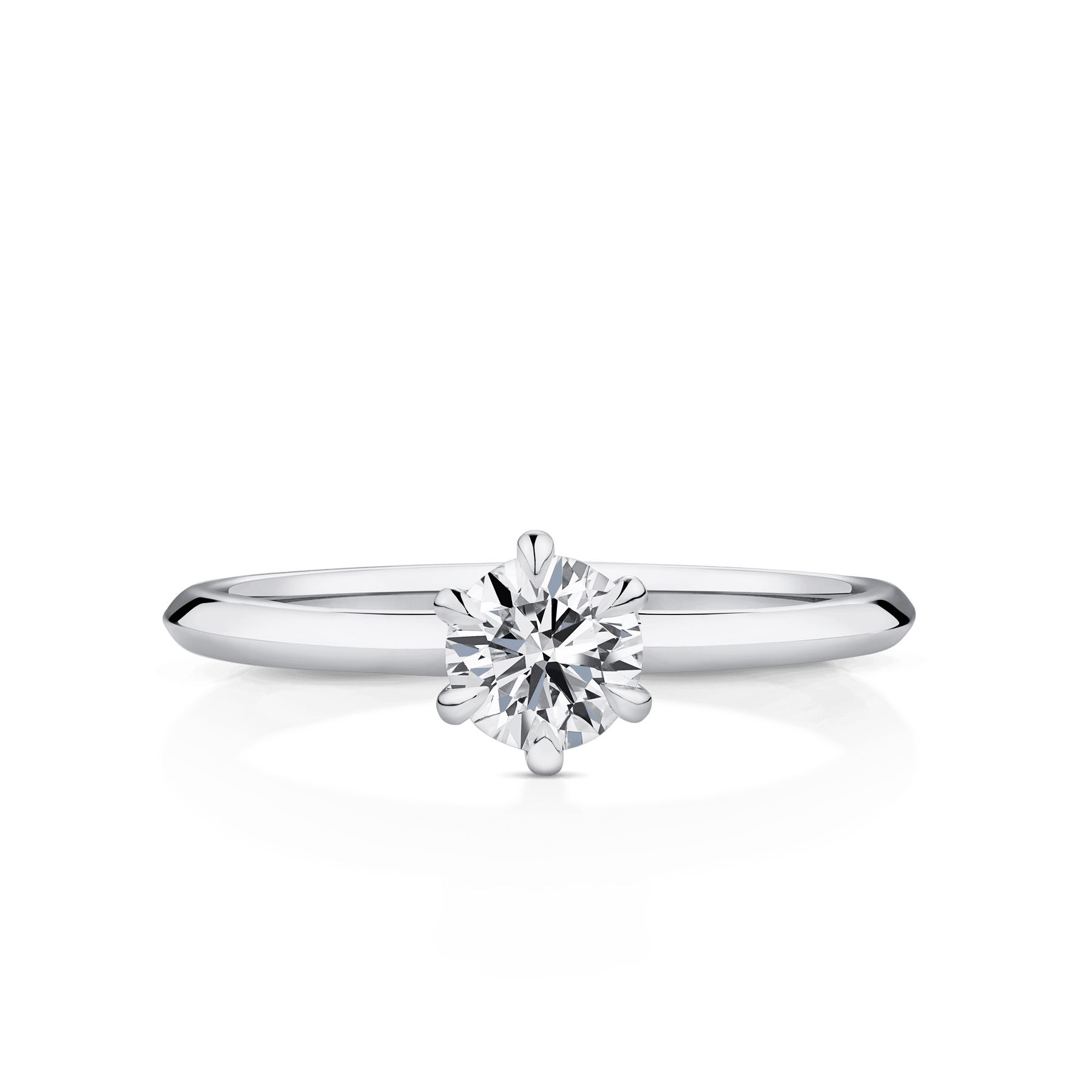 Amāre 0.50 Carat TW Diamond Solitaire Engagement Ring set in Platinum - Wallace Bishop