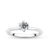 Amāre® 0.50 Carat Diamond Solitaire Engagement Ring set in Platinum