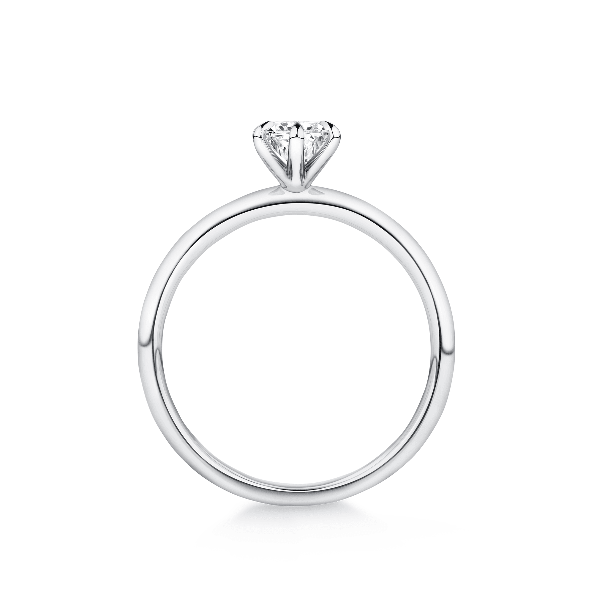 Amāre® 0.50 Carat Diamond Solitaire Engagement Ring set in Platinum