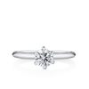 Amāre® 0.70 Carat Diamond Solitaire Engagement Ring set in Platinum