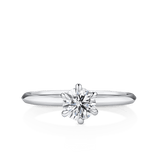 Amāre® 0.70 Carat Diamond Solitaire Engagement Ring set in Platinum