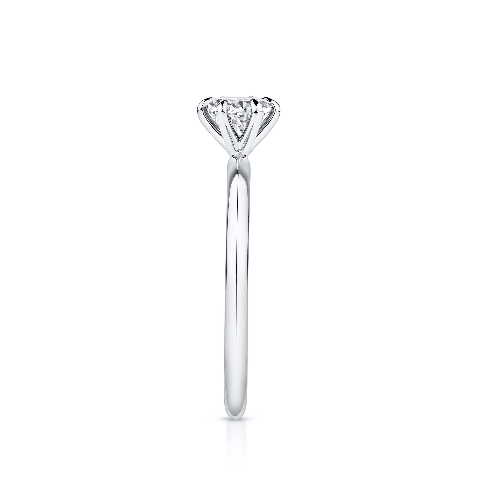 Amāre® 0.70 Carat Diamond Solitaire Engagement Ring set in Platinum