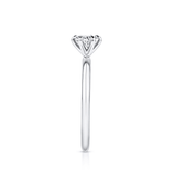 Amāre® 0.70 Carat Diamond Solitaire Engagement Ring set in Platinum