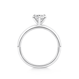 Amāre® 0.70 Carat Diamond Solitaire Engagement Ring set in Platinum