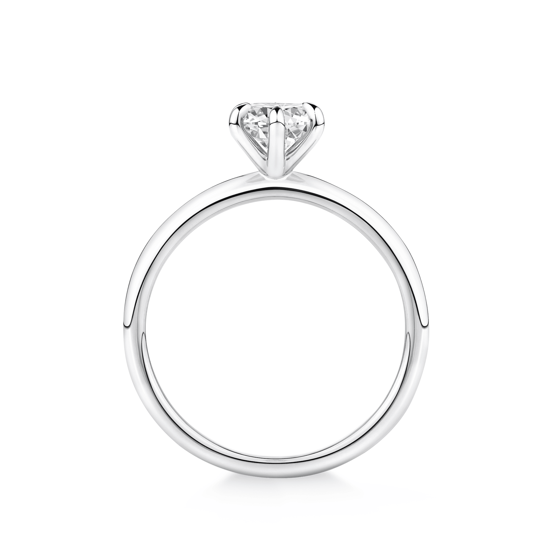Amāre 0.70 Carat TW Diamond Solitaire Engagement Ring set in Platinum - Wallace Bishop